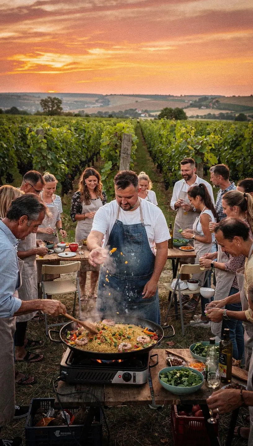 Az oktató bemutatja a modern főzési technikákat és trükköket.